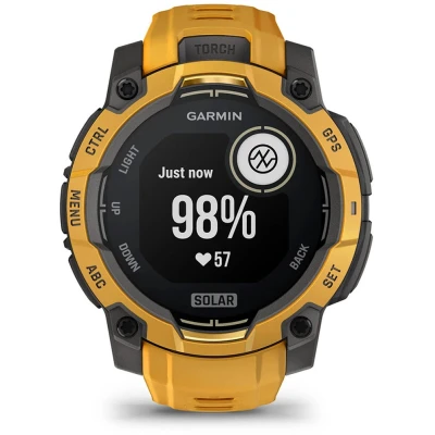Смарт-годинник Garmin Instinct 3, 45mm, Solar, Sunburst with Sunburst/Gray Accents, GPS смарт-годинник (010-02934-02) [010-02934-02-B] — фото 8