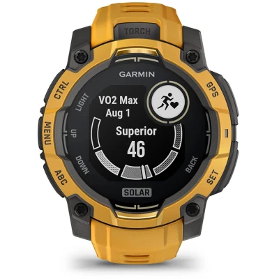 Смарт-годинник Garmin Instinct 3, 45mm, Solar, Sunburst with Sunburst/Gray Accents, GPS смарт-годинник (010-02934-02) [010-02934-02-B] — фото 10