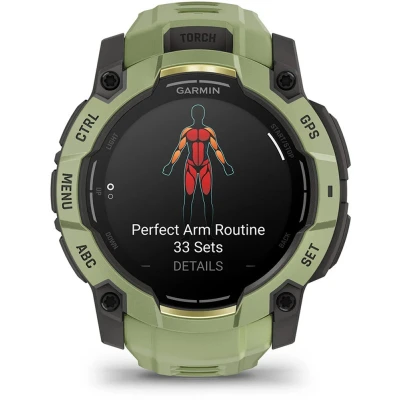 Смарт-годинник Garmin Instinct 3, 50mm, AMOLED, Fern Green/Gray, Fern Green Band, GPS смарт-годинник (010-03020-02) [010-03020-02-B] — фото 7
