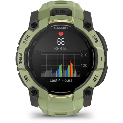 Смарт-годинник Garmin Instinct 3, 50mm, AMOLED, Fern Green/Gray, Fern Green Band, GPS смарт-годинник (010-03020-02) [010-03020-02-B] — фото 8