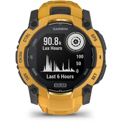 Смарт-часы Garmin Instinct 3, 50mm, Solar, Sunburst/Gray, Band, GPS смарт-годинник (010-02935-02) [010-02935-02-B] — фото 2