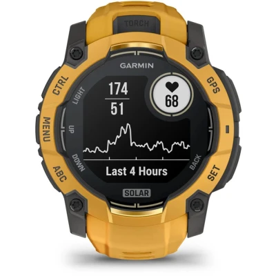 Смарт-часы Garmin Instinct 3, 50mm, Solar, Sunburst/Gray, Band, GPS смарт-годинник (010-02935-02) [010-02935-02-B] — фото 8