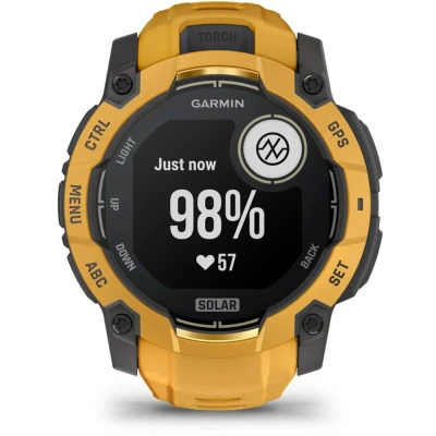 Смарт-часы Garmin Instinct 3, 50mm, Solar, Sunburst/Gray, Band, GPS смарт-годинник (010-02935-02) [010-02935-02-B] — фото 9