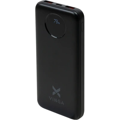 Портативная батарея Vinga 10000 mAh 22.5W Display Black (VPBB1022) [VPBB1022-B]