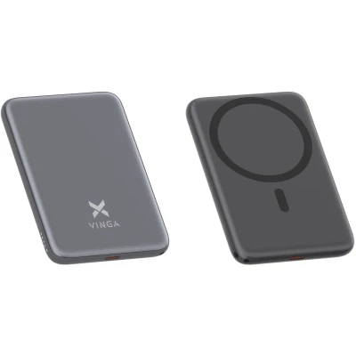 Портативна батарея Vinga 5000 mAh 20W/15W Wireless