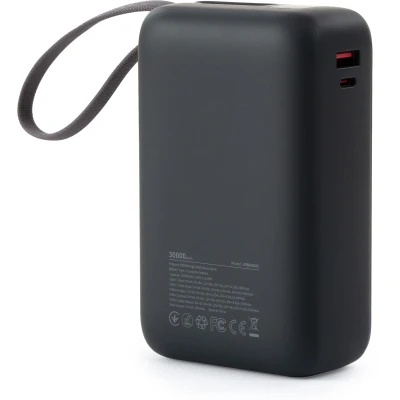 Портативна батарея Vinga 30000 mAh 65W Display Cable (VPBB3065C) [VPBB3065C-B] — фото 2