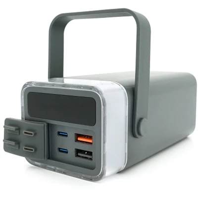 Портативная батарея Remax 40000mAh, 22.5W, PD+QC, 2*USB+2*Type-C, Gray