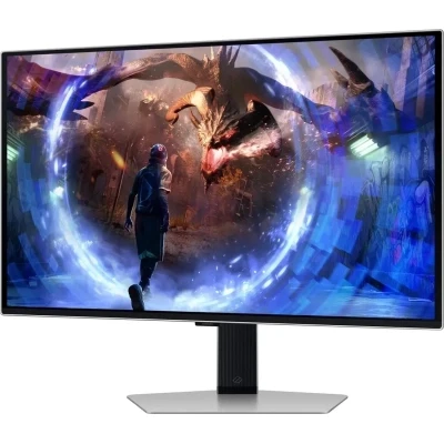 Монітор Samsung LS27DG600SIXUA 2560 x 1440 QD-OLED сріблястий (LS27DG600SIXUA-B) — фото 3