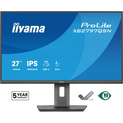 Монітор iiyama XB2797QSN-B1 2560 x 1440 IPS чорний (XB2797QSN-B1-B)