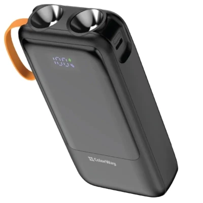 Портативная батарея ColorWay 20 000 mAh PowerHub PD/22.5W, QC/4.0, Black — фото 2