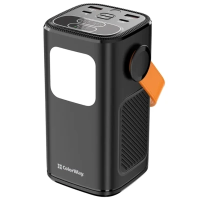 Портативна батарея ColorWay 40 000 mAh NightWork PD/65W, QC/4.0, Black