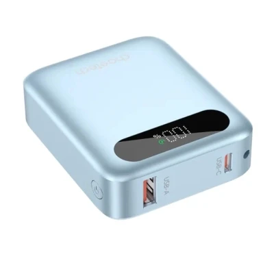 Портативна батарея Choetech 10000mA, 22.5W, PD, QC, blue — фото 2