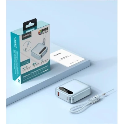 Портативная батарея Choetech 10000mA, 22.5W, PD, QC, blue (B860-CCLBE) [B860-CCLBE-B] — фото 4