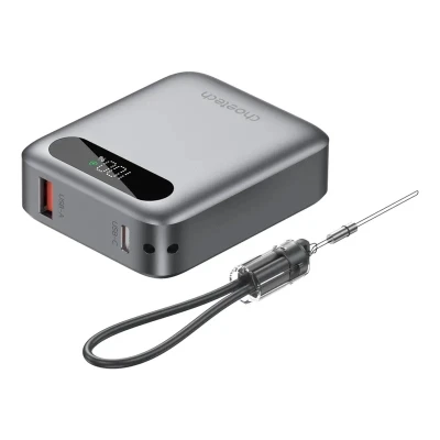 Портативна батарея Choetech 10000mA, 22.5W, PD, QC, grey