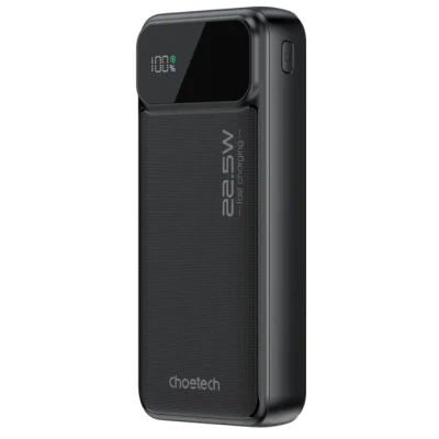 Портативна батарея Choetech 20000mAh, 22.5W, PD, QC/3.0, Black