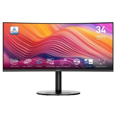 MSI Modern MD342CQP 3440 x 1440 VA чорний