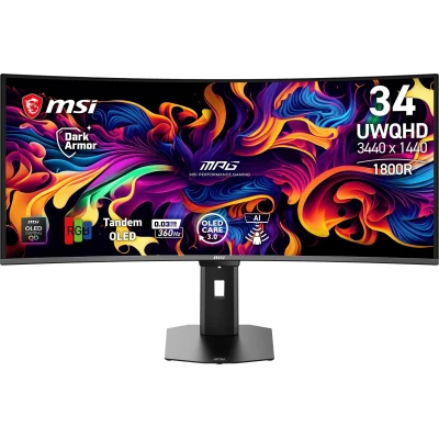 MSI MPG 341CQR QD-OLED X36 3440 x 1440 чорний
