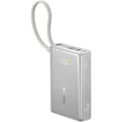 Портативна батарея Baseus PicoGo 10000mAh 45W PD, QC, Galaxy Natural Titanium