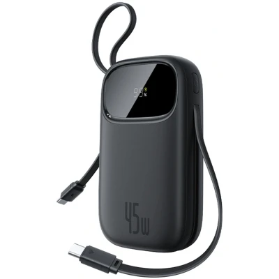 Портативная батарея Baseus EnerFill FC31 20000mAh 45W, Digital Display, Cosmic Black