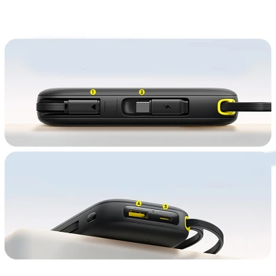 Портативна батарея Baseus EnerFill FC31 20000mAh 45W, Digital Display, Cosmic Black (P10082105123-00) [P10082105123-00-B] — фото 7