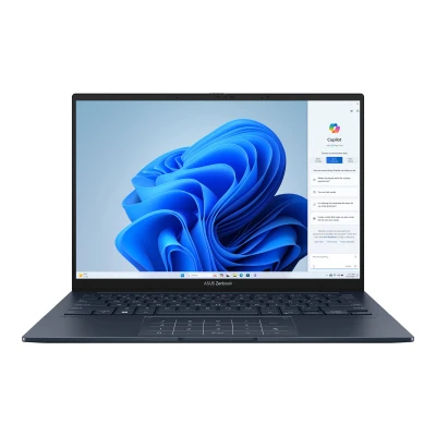 Ноутбук ASUS Zenbook 2880x1800 (Retina) Intel Core Ultra 7 255HX (1.8 - 5.2 ГГц) RAM 16 / SSD блакитний (90NB14W1-M01V60-B) — фото 3
