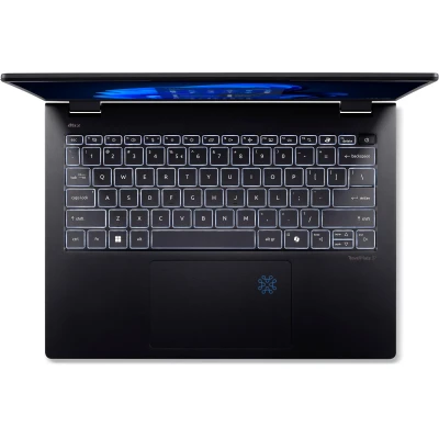 Ноутбук Acer TravelMate TMP614-54 2880x1800 (Retina) Intel Core Ultra 7 256V (2.2 - 4.8 ГГц) RAM 16 / SSD чорний (NX.BJLEU.007-B) — фото 7