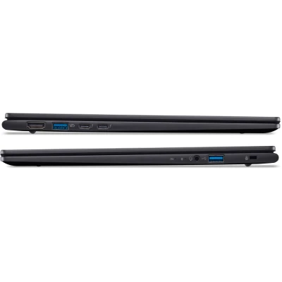 Ноутбук Acer TravelMate TMP614-54 2880x1800 (Retina) Intel Core Ultra 7 256V (2.2 - 4.8 ГГц) RAM 16 / SSD чорний (NX.BJLEU.007-B) — фото 9