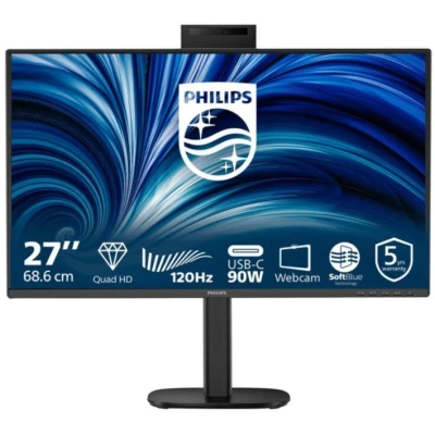 Монитор Philips 27B2U3601H/00 2560 x 1440 IPS чорний (27B2U3601H00-B)