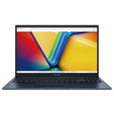 Ноутбук ASUS Vivobook 15 X1504MA-BQ137 1920х1080 (FullHD) Intel Core 3 304 (1.5 - 4.3 ГГц) RAM 8 / SSD темно-синій (90NB17I1-M005H0-B)