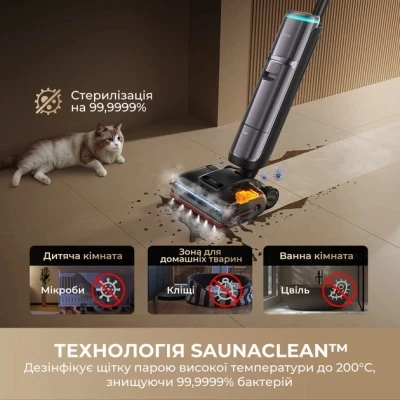 Пылесос Dreame H16 Pro Steam (HHR48F) [HHR48F-B] — фото 4