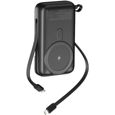 Портативна батарея Sigma X-power SI20A8QL-MAG 20000mAh, Magnetic wireless 15W, PD, QC, 22,5W, MagSafe (4827798434611) [4827798434611-B] — фото 4
