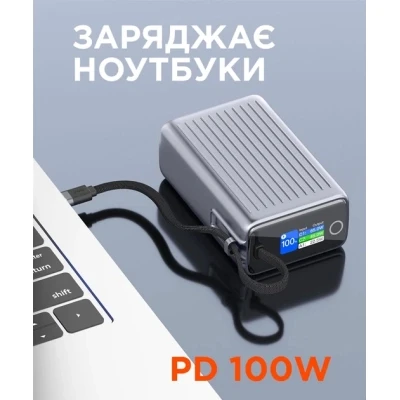 Портативна батарея Sigma X-power SI25A5QLX 25000mAh, 100W (4827798848715) [4827798848715-B] — фото 9