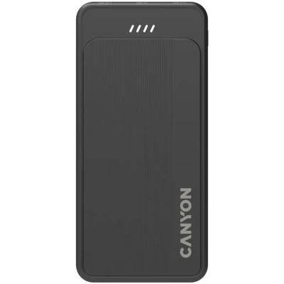 Портативна батарея Canyon OnPower 100 10000mAh, 5В/2А, Black