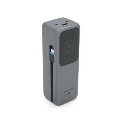 Портативная батарея FULLTECH 30000mAh, PD/140W, LCD Display