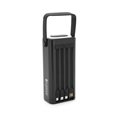 Портативна батарея ACL 30000mAh, 22.5W, USB/Micro/Type-C/Lighting, Flashlight
