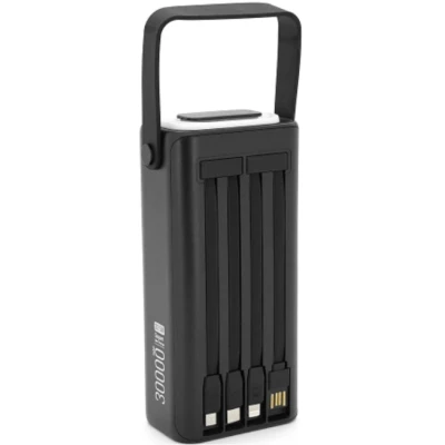Портативна батарея ACL 30000mAh, 22.5W, USB/Micro/Type-C/Lighting, Flashlight (PW-112) [PW-112-B] — фото 3