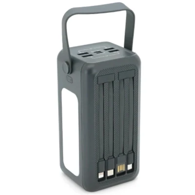 Портативна батарея ACL 50000mAh, 22.5W, USB/Micro/Type-C/Lighting, Flashlight (PW-131) [PW-131-B] — фото 3