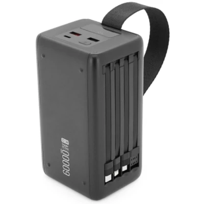 Портативна батарея ACL 60000mAh, 22.5W, Flashlight — фото 2
