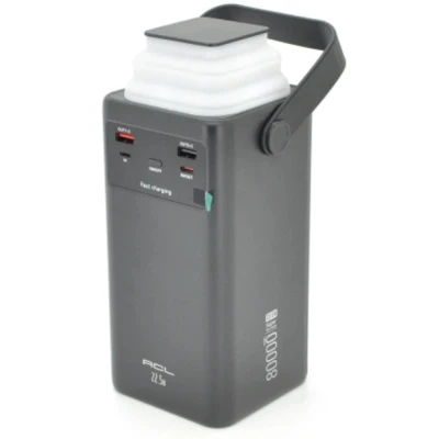 Портативная батарея ACL 80000mAh, 22.5W, USB/Micro/Type-C/Lighting, Flashlight — фото 2