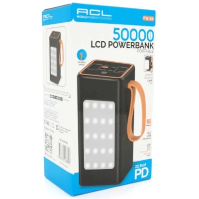 Портативна батарея ACL 50000mAh, 22.5W, PD, Black (PW-55) [PW-55-B] — фото 4