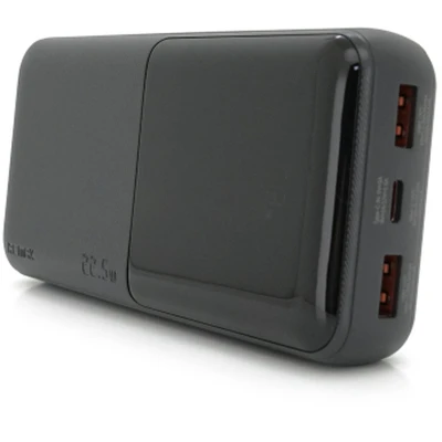 Портативная батарея Remax 20000mAh, 22.5W, 2*USB+Type-C, Black