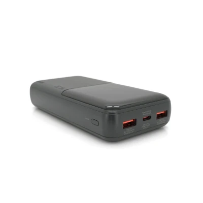 Портативная батарея Remax 20000mAh, 22.5W, 2*USB+Type-C, Black — фото 2