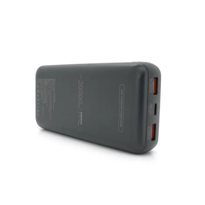 Портативна батарея Remax 20000mAh, 22.5W, 2*USB+Type-C, Black (RPP-623) [RPP-623-B] — фото 5