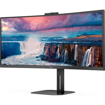 Монитор AOC CU34V5CW/BK 3440 x 1440 VA чорний (CU34V5CWBK-B) — фото 3