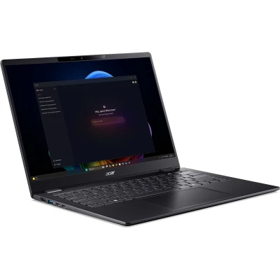 Ноутбук Acer TravelMate TMP614-54 2880x1800 (Retina) Intel Core Ultra 5 226V (2.1 - 4.5 ГГц) RAM 16 / SSD чорний (NX.BJLEU.00A-B) — фото 3