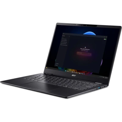 Ноутбук Acer TravelMate TMP614-54 2880x1800 (Retina) Intel Core Ultra 5 226V (2.1 - 4.5 ГГц) RAM 16 / SSD чорний (NX.BJLEU.00A-B) — фото 4