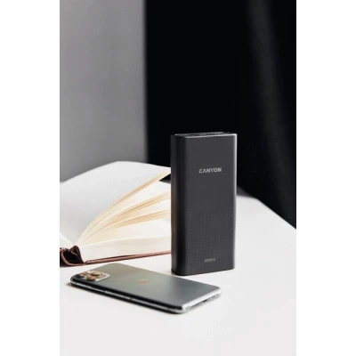 Портативна батарея Canyon 20000mAh, Input 5V/2A, Output 5V/2.1A(Max), Black (CNE-CPB2001B) [CNE-CPB2001B-B] — фото 4