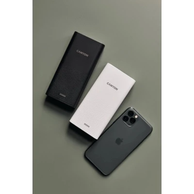 Портативна батарея Canyon 20000mAh, Input 5V/2A, Output 5V/2.1A(Max), Black (CNE-CPB2001B) [CNE-CPB2001B-B] — фото 8