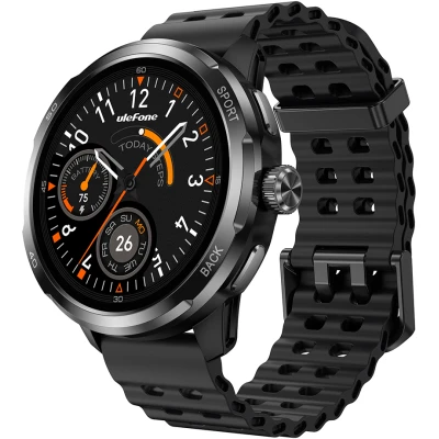 Смарт-часы Ulefone Armor Smart Watch Pro Black Захищений смарт-годиник
