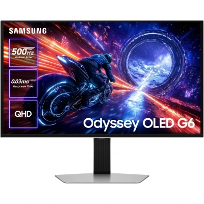 Samsung LS27FG602SIXUA 2560 x 1440 OLED сріблястий